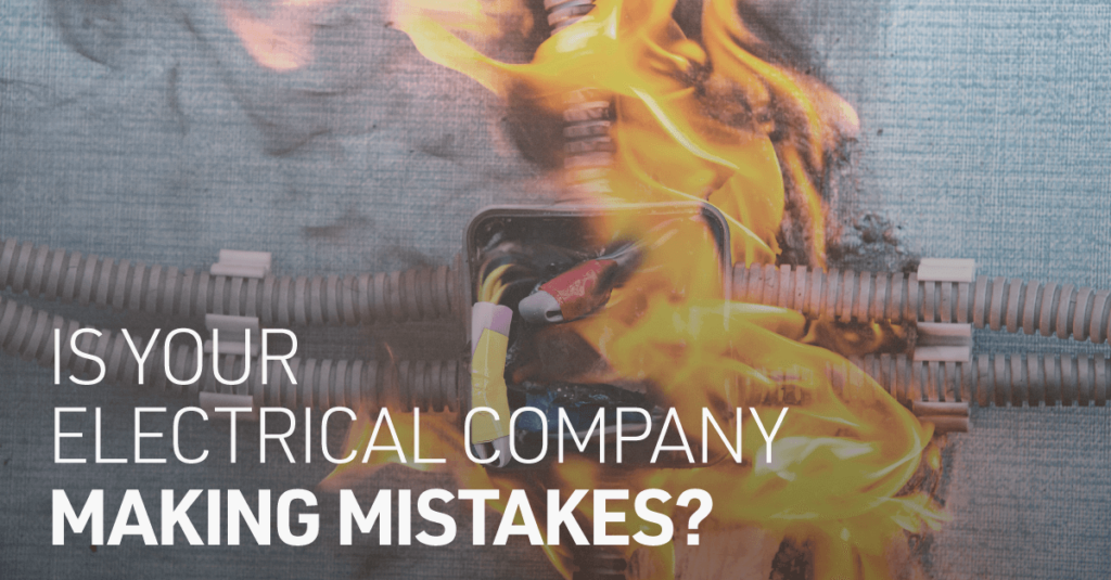 An electrical company that is making mistakes