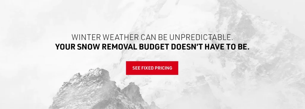 Your snow removal budget doesn't have to be unpredictable.